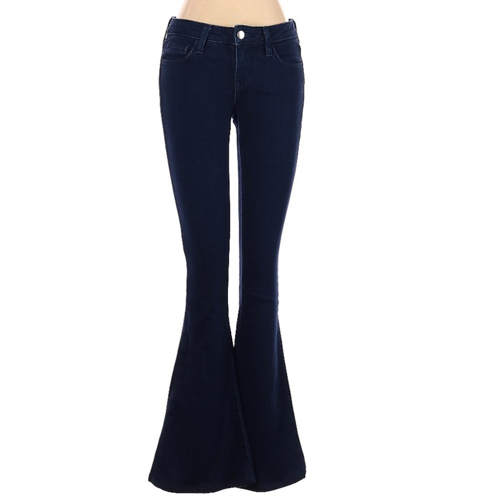 L'AGENCE Low rise flare blue Jeans